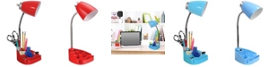 All The Rages Limelight's Gooseneck Organizer Desk Lamp with iPad Tablet Stand Book Holder